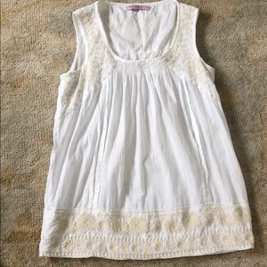 Calypso St Barth Embroidered Top